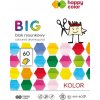 HAPPY COLOR papier farebný A4 80g/m2 60listov 15 farieb