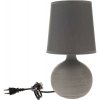 Keramická stolná lampa Grafit, 29 cm, šedá
