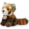 Rappa Plyšová panda červená sedící 18 cm ECO-FRIENDLY