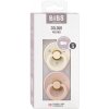 Bibs Colour z prírodného kaučuk 2ks ivory blush 52244
