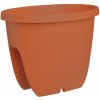 Plastkon Balkónový květináč Balconia OVI na zábradlí 30 cm terakota
