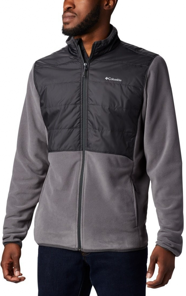 Columbia Basin Butte Fleece Full Zip M sivá