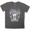 Thin Lizzy Tričko Angel of Death Stone Wash Unisex Charcoal Grey L