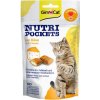 GimCat Nutri Pockets vankúšiky maškrta pre mačky syr 60 g
