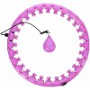 Masážna hula hoop HMS HHW12 plus size so závažím fialová