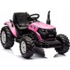 Lean Cars elektrická autíčko traktor HC-30 24V ružová
