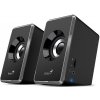 Genius repro SP-U125, prenosné Reproduktory, 2.0, 3W, USB napájanie, 3,5mm jack, šedo-čierne