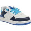 Chlapčenská voľnočasová obuv Geox, J WASHIBA biela,tmavo modrá,modrá 35