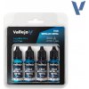 Vallejo 77.256 sada airbrush farieb True Metallic, Odtieň Sapphire Blue, 4x18ml (VALLEJO TRUE METALLIC METAL COLOR SET SAPPHIRE BLUE, 4 x 18 ml)