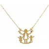 Zlatnictvo Zlatá retiazka s príveskom anjel RSP24606