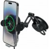 Držiak na mobilný telefón Spigen OneTap Universal Wireless Car Charger for Dashboard / Windshield Black (ACP01280)