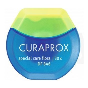 Curaprox DF 846 zubná niť implant saver 30 ks