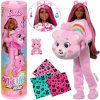 Barbie Cutie Reveal A Péče Macko Ružová