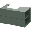 Ravak Lite - Umývadlová skrinka 80x45x43 cm, 2 zásuvky, Grey Green X000001888