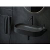 Obdĺžnikové závesné umývadlo Ravak Yard 84 cm čierne