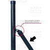 Vzpera stĺpika Ø 38mm ANTRACIT výška 270cm