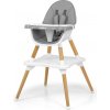 Jedálenská stolička Milly Mally 2v1 Malmo grey
