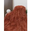 MKLozkoviny Chlpatá deka Agnello terakota 200x220