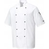 PORTWEST KENT CHEFS C734 / Rondon, Kr. rukáv - biela XL
