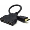 Gembird adaptér HDMI (M) na 2 x HDMI (F), kábel, pasívna rozdvojka DSP-2PH4-04