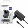 Qoltec Super FAST PD nabíječka pro Raspberry PI 5 | USB-C | 27W | 5-12V | 1,8-5A | Černý
