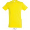 SOL´S REGENT / Pánske tričko s okrúhlym výstrihom - lemon XXL