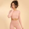 GymBeam Dámske tričko Hyper Crop-Top Pink - BeastPink Veľkosť: XXL 82963-4-XXL