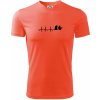 EKG hasiči - Pánske tričko Fantasy športové - 2XL ( Neónová oranžová )