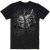 Iron Maiden Tričko Senjutsu Large Grayscale Heads Unisex Black L