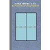Table Tennis 2 in 1 Tacticboard and Training Workbook (Theo Von Taane)(Brožovaná)