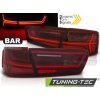 Tuning-tec Zadné svetlá LED BAR ČERVENÉ BIELY SEQ pasuje na AUDI A6 C7 11-14 LIMUZÍN