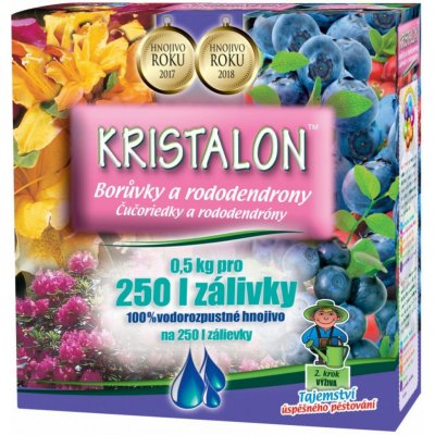 AGRO KRISTALON Čučoriedka a rododendrón 0,5 kg