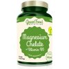 GreenFood Nutrition Magnesium Chelate + Vitamin B6 kapsuly na podporu pamäti a koncentrácie 90 cps