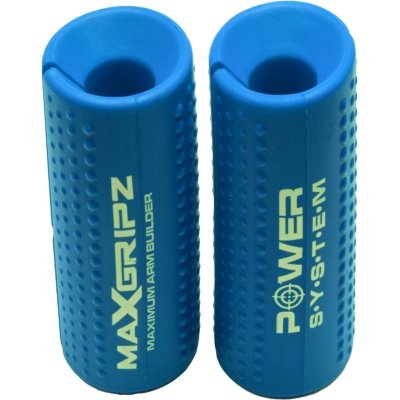 Power System Mx Gripz posilňovacie gripy na činku farba Blue XL 2 ks