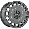 OZ Rally Racing DG 8,5x19 ET45 (5x114,3) - W01A27205T9 tmavá grafitová farba so strieborným písmom