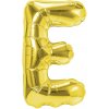 Party Zlatý fóliový balón písmeno E 40 cm
