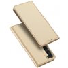 Dux Ducis Skin Pro knižkové kožené puzdro na Samsung Galaxy S23 Plus, zlaté