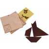 MIK Drevený hlavolam Tangram