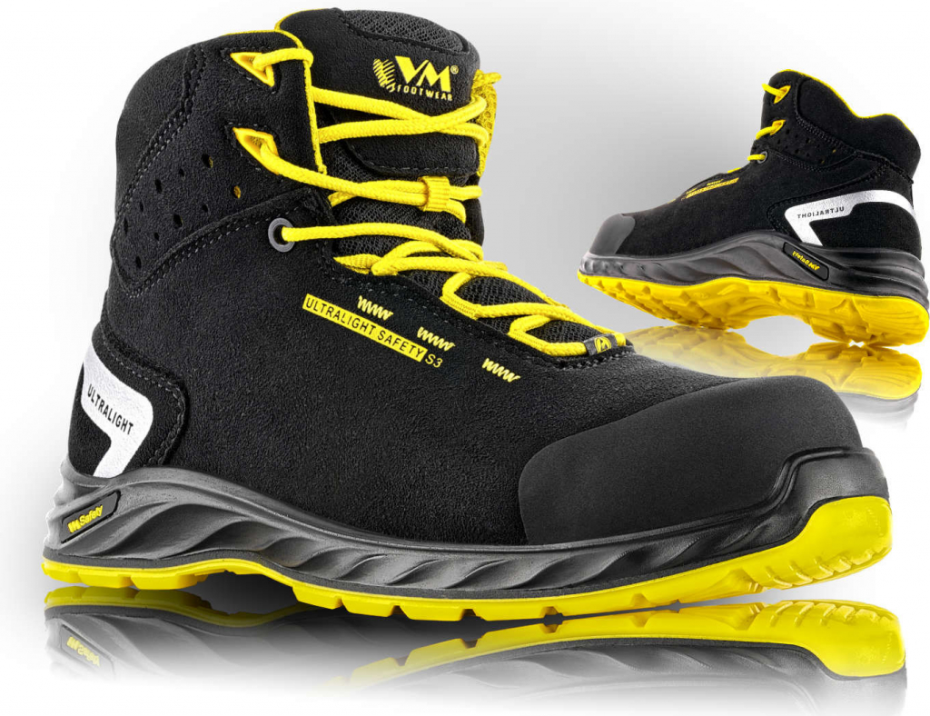 VM FOOTWEAR WISCONSIN 2290 S3 ESD obuv čierno-žltá od 61 € - Heureka.sk