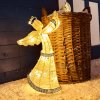 DECOLED Svetelný anjel 50 cm, teplá biela