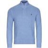 Polo Ralph Lauren svetre Pull Demi Zip En Coton modrá