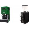 Gaggia Classic E24, green + Stone Espresso Pebble, black