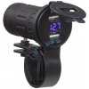 Nabíjačka USB STU 34705 s voltmetrom na motocykel