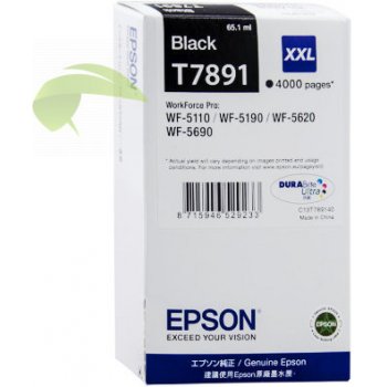 Epson T7891 XXL Black - originálny