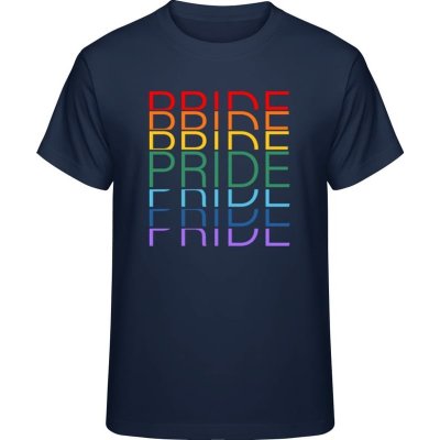Premium tričko Dúhový dizajn Pride Pride Pride námornícké