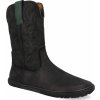 Koel Barefoot dámske čižmy Frida Hydro Black/green /zelené čierne