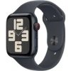 Apple Watch SE (2024) GPS + Cellular 40mm Temne atramentové hliníkové telo - Temne atramentový športový remienok S/M