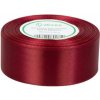 Stuha saténová bordová 3,8 cm / 1 m