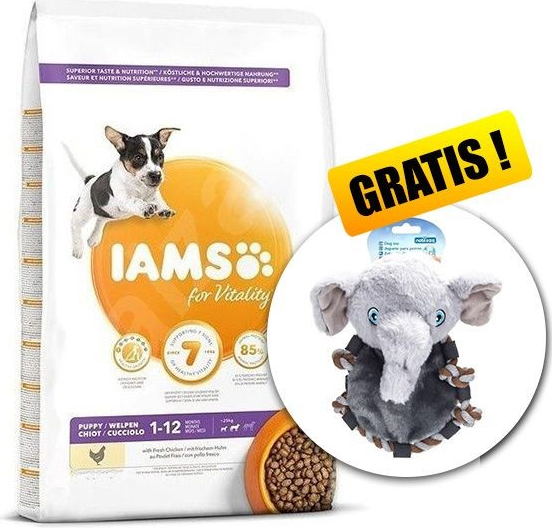 IAMS ProActive Health Puppy & Junior Small & Medium Breed Chicken 12 kg