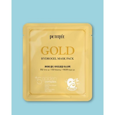 Petitfee & Koelf Gold Hydrogel Mask Pack Hydrogélová textílna maska 32 g